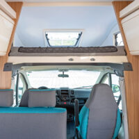 Camper Van Interior Modern Camper Van Interior With Over Cab Bed